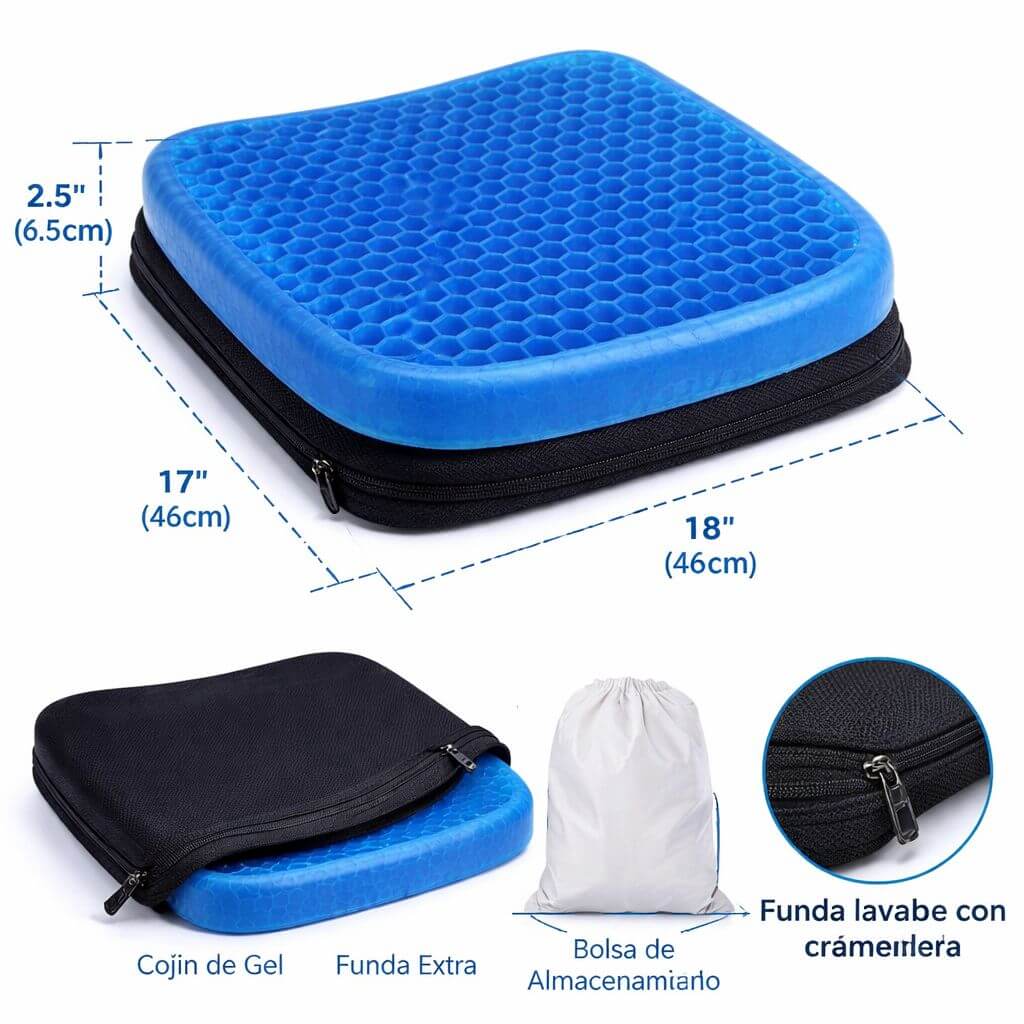COJIN DE GEL FLEXIBLE