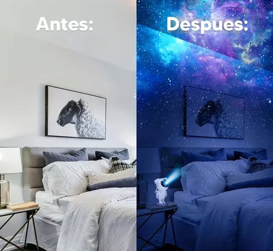 Astronauta Proyector de Galaxias