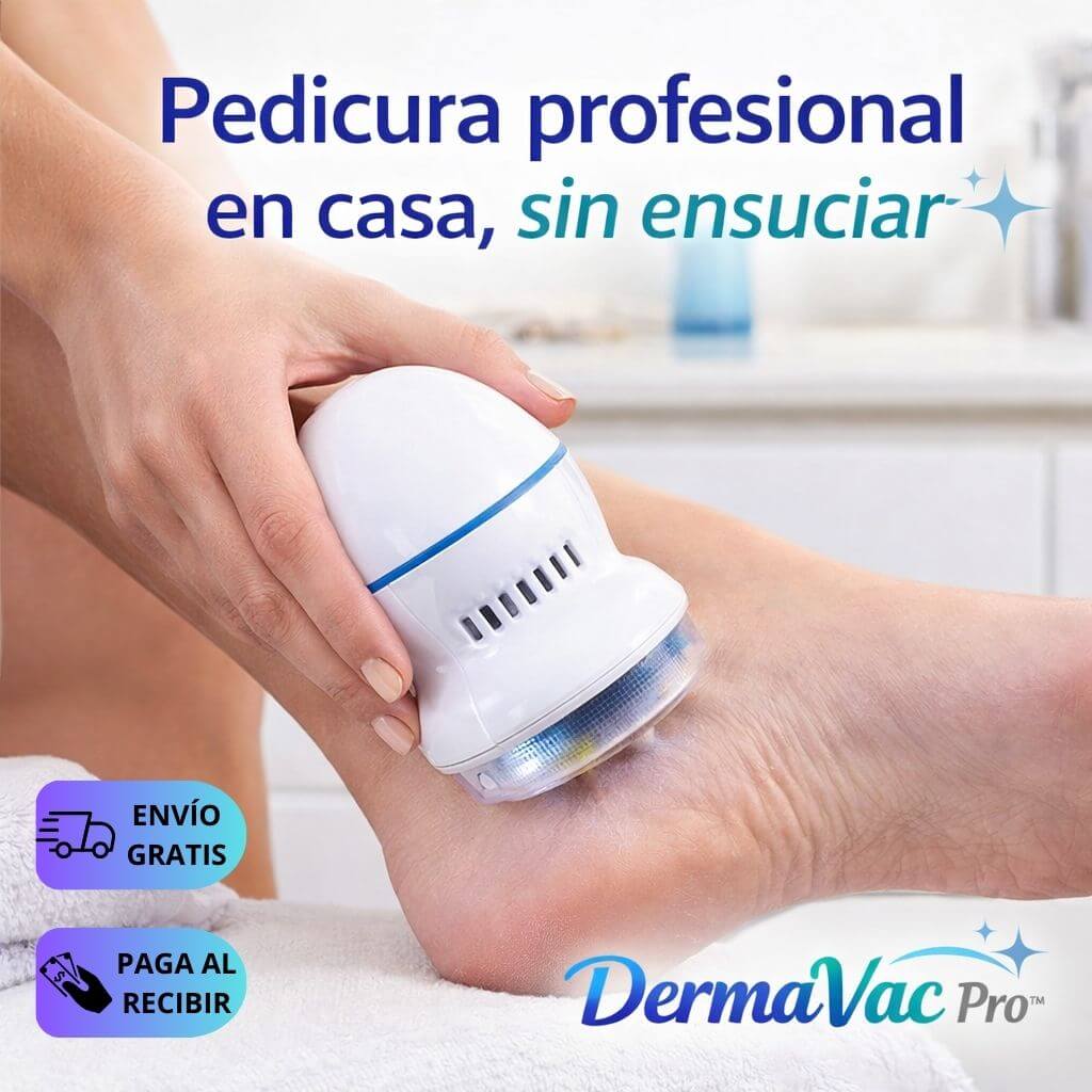 DermaVac Pro™ Remueve callos y durezas fácilmente