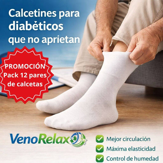 VenoRelax Calcetines para diabéticos/baja circulación