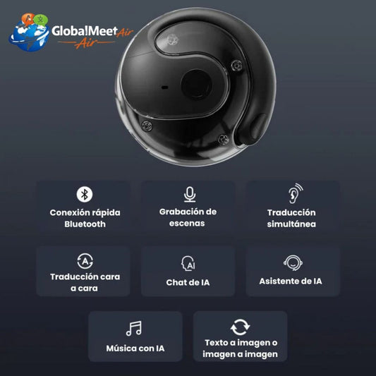 Audífono Traductor  Global Meet Air