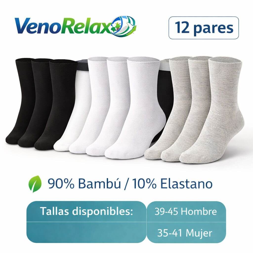 VenoRelax Calcetines para diabéticos/baja circulación