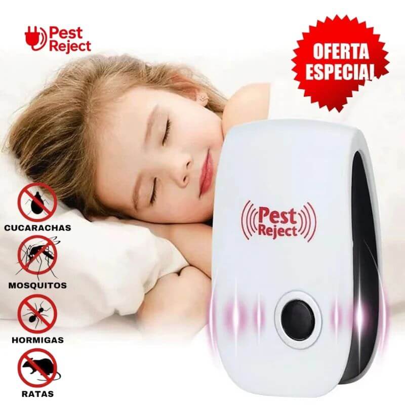🔴 Repelente de Plagas ultrasónico Pest Reject