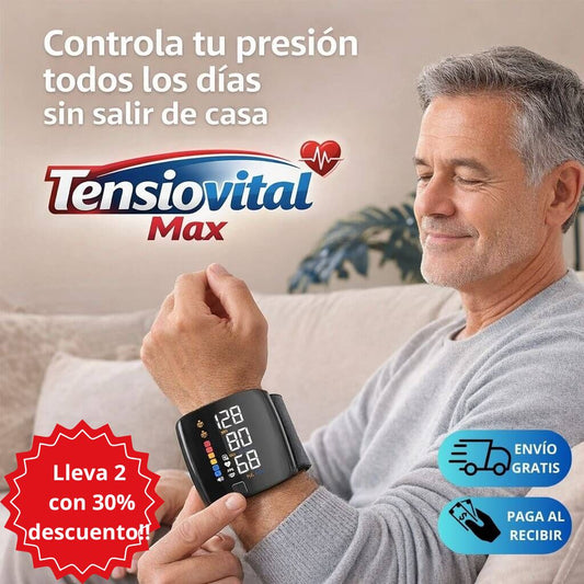 Tensiovital Max - Mide tu presión diariamente con un clic